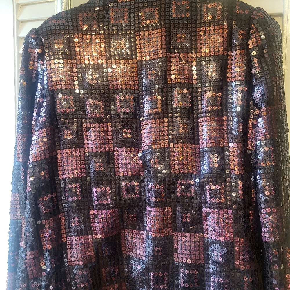 Vintage Travilla sequin jacket sz 10